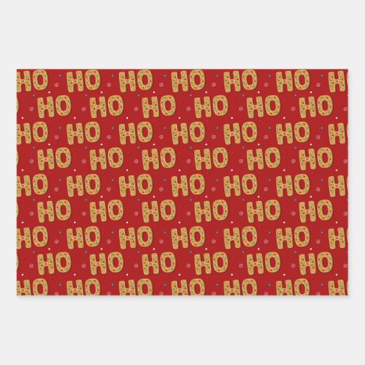 Pain d'épice Cookies Enveloppement Papier ensemble (Devant 2)