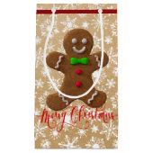 Pain d'épice de Noël sur sac en papier look (Devant)