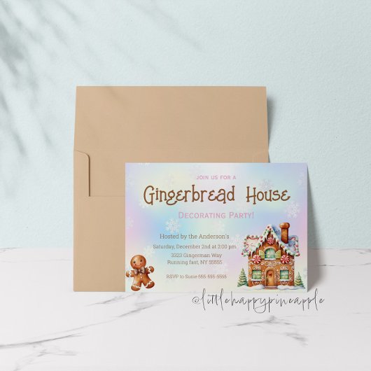 Pain d'épice Décoration Invitation de fête