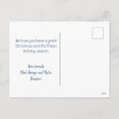 Pain d'épice Maisons de Noël Carte postale (Dos)