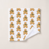 Pain d'épice Personne Motif Ensemble de serviettes (Gant de toilette)