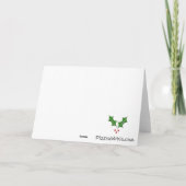 Pain d'épices - Carte de Noël pour hommes (Dos)