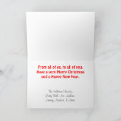 Pain d'épices - Carte de Noël pour hommes (Intérieur)