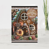 Pain d'épices - Carte de Noël sucrée (Devant)