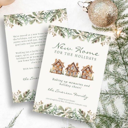 Pain d'épices - Carte de vacances