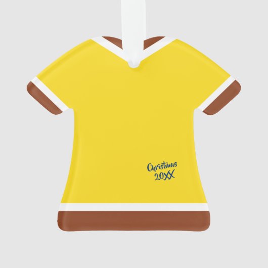 Pain d'épices Chemise Jaune Noël (dos)