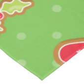 Pain d'épices Coeur Nappe de Noël (Angle)