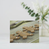 Pain d'épices Cookie Cartes de Noël et Stickers (Debout devant)