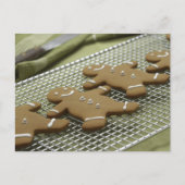 Pain d'épices Cookie Cartes de Noël et Stickers (Devant)