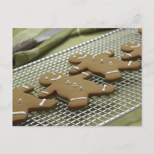 Pain d'épices Cookie Cartes de Noël et Stickers (Devant)