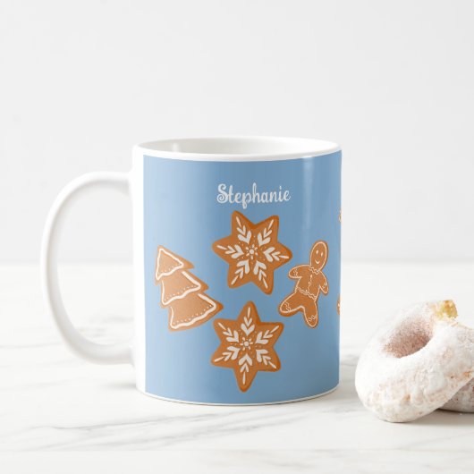 Pain d'épices Cookies Café Mug (Avec donut)