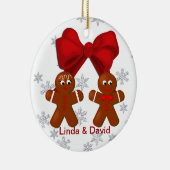 Pain d'épices Couple Ornement de Noël (Droite)
