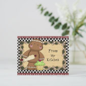 Pain d'épices de ma carte postale de cuisine (Debout devant)