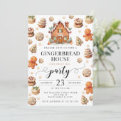 Pain d'épices de Noël décoration invitation fête (Debout devant)