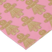 Pain d'épices de Noël Fille Nappe rose (Angle)