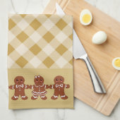 Pain d'épices de Noël Serviette de cuisine (Quart Plié)