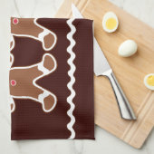 Pain d'épices de Noël Serviette de cuisine (Quart Plié)