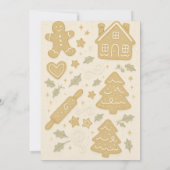 Pain d'épices et Rires Hivernales Invitation | Fan (Dos)