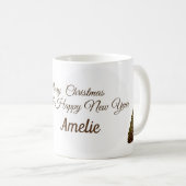 Pain d'épices Homme Custom Holiday Mug (Devant droit)