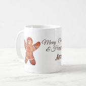 Pain d'épices Homme Custom Holiday Mug (Devant gauche)
