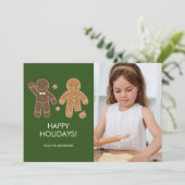 Pain d'épices Hommes Carte photo de vacances (Debout devant)