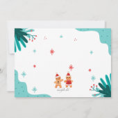 Pain d'épices Hommes Décoration Fête Invitation (Dos)