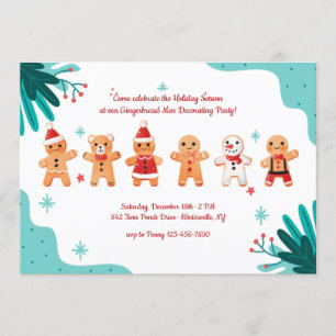 Pain d'épices Hommes Décoration Fête Invitation