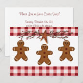 Pain d'épices Hommes Invitation à échanger des coo (Devant / Derrière)