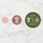 Pain d'épices Hommes table de vacances Confetti (Devant)