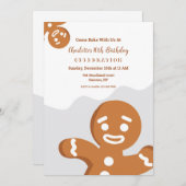 Pain d'épices Invitations Hommes (Devant / Derrière)