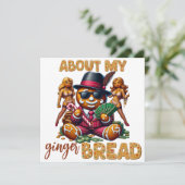 Pain d'épices Pimp Funky Carte de Noël Urbain (Debout devant)