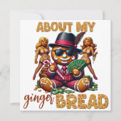 Pain d'épices Pimp Funky Carte de Noël Urbain (Devant)