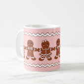 Pain d'épices rose Café de Noël Mug (Devant gauche)