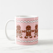 Pain d'épices rose Café de Noël Mug (Gauche)