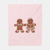 Pain d'épices rose - Couverture pour garçon et fil (Devant)