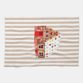 Pain d'épices Serviette de cuisine de la maison (Horizontal)