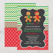 Pain d'épices Sexe Révéler Invitation (Devant / Derrière)