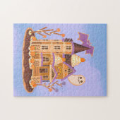 Pain d'hiver Maison Jigsaw Puzzle (Horizontal)