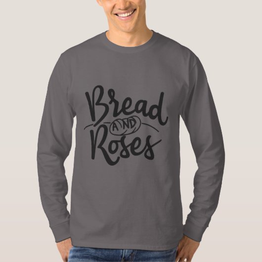 "Pain et Roses" Hommes T-shirt unique (Devant)