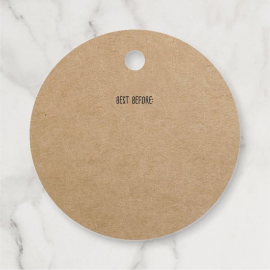 Pain Étiquette Brown Kraft Boulangerie en papier (Dos)