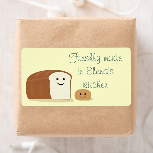 Pain frais Avery Étiquette (En situation)