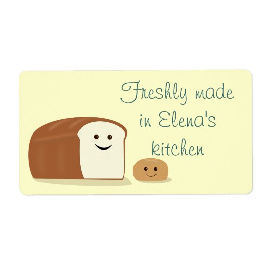 Pain frais Avery Étiquette (Devant)