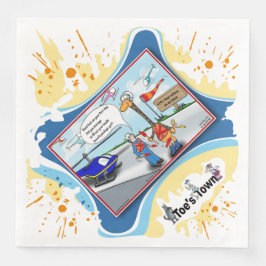 Pain In The Neck | Get Well Dinner Napkin Servet