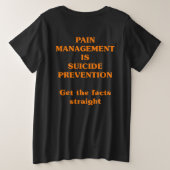 PAIN MANAGEMENT IS SUICIDE PREVENTION/RSD WARRIOR (Design dos)