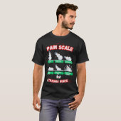 Pain Scale Snowman Trauma Nurse T-shirts (Devant entier)