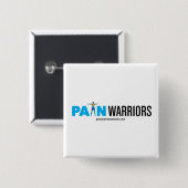 Pain Warriors Movie Vierkante Button 5,1 Cm (Voorkant /achterkant)
