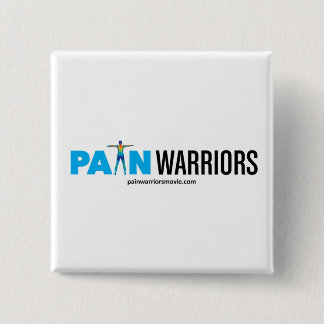 Pain Warriors Movie Vierkante Button 5,1 Cm