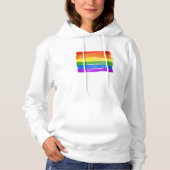 PAINED LGBTQ PRIDE FLAG - kopie - Hoodie (Voorkant)