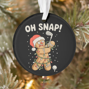 Pains d'épice de Noël Oh Snap Cookie Golf Golfeur