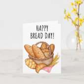 Pains Jour Puns Carte Anniversaire (Fleur jaune)